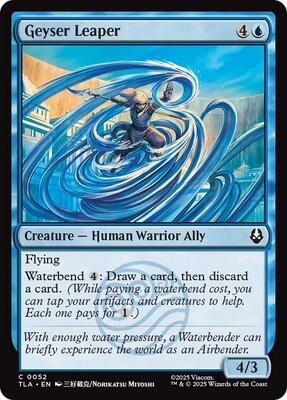 Geyser Leaper card from Avatar: The Last Airbender