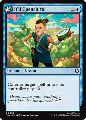 It'll Quench Ya! card from Avatar: The Last Airbender