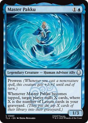 Master Pakku card from Avatar: The Last Airbender
