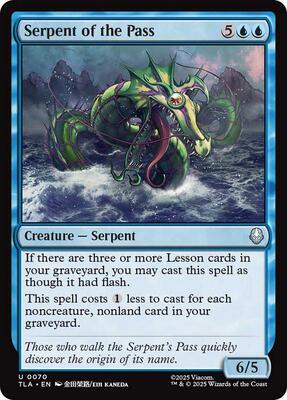 Serpent of the Pass card from Avatar: The Last Airbender