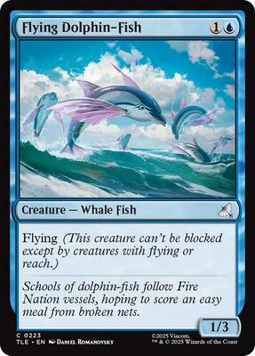 Flying Dolphin-Fish card from Avatar: The Last Airbender: Eternal-Legal