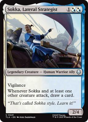 Sokka, Lateral Strategist card from Avatar: The Last Airbender