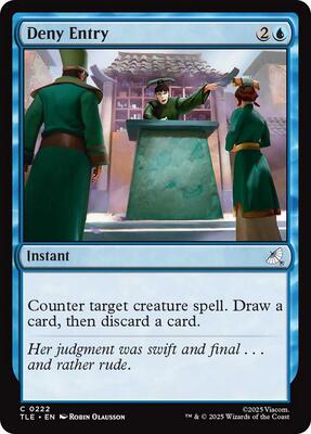 Deny Entry card from Avatar: The Last Airbender: Eternal-Legal