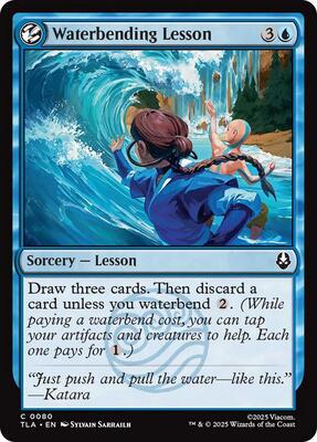 Waterbending Lesson card from Avatar: The Last Airbender