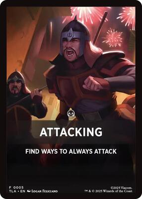 Attacking Theme Card card from Avatar: The Last Airbender
