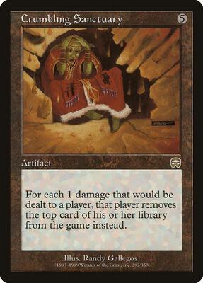 Crumbling Sanctuary card from Mercadian Masques