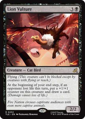 Lion Vulture card from Avatar: The Last Airbender: Eternal-Legal