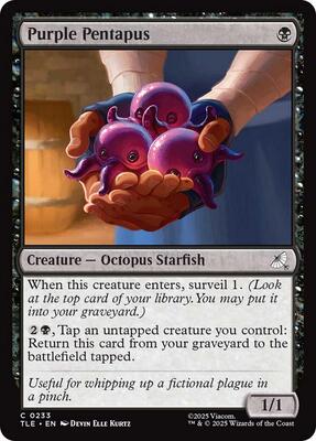Purple Pentapus card from Avatar: The Last Airbender: Eternal-Legal