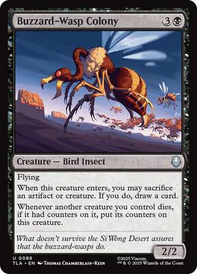 Buzzard-Wasp Colony card from Avatar: The Last Airbender