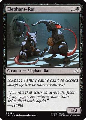 Elephant-Rat card from Avatar: The Last Airbender: Eternal-Legal