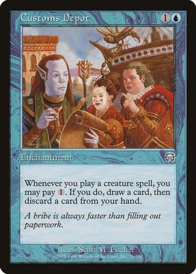 Customs Depot card from Mercadian Masques
