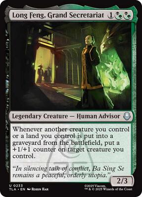 Long Feng, Grand Secretariat card from Avatar: The Last Airbender