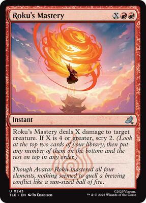 Roku's Mastery card from Avatar: The Last Airbender: Eternal-Legal