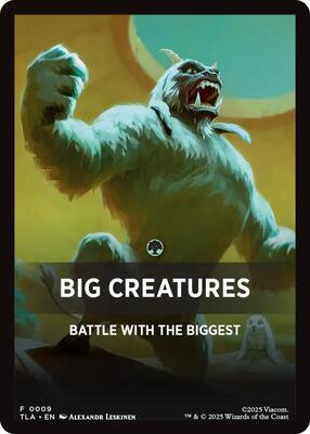 Big Creatures Theme Card card from Avatar: The Last Airbender