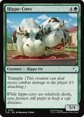 Hippo-Cows card from Avatar: The Last Airbender: Eternal-Legal
