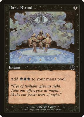 Dark Ritual card from Mercadian Masques