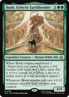 Bumi, Eclectic Earthbender card from Avatar: The Last Airbender: Eternal-Legal
