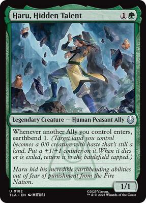 Haru, Hidden Talent card from Avatar: The Last Airbender