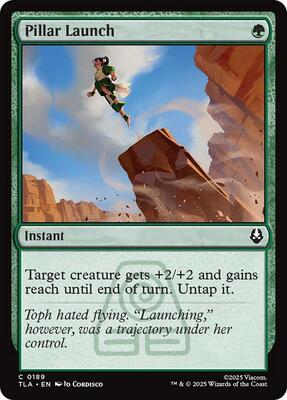 Pillar Launch card from Avatar: The Last Airbender