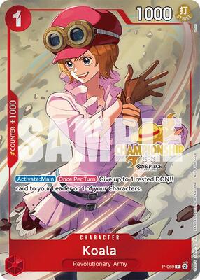 Koala (CS 25-26 Event Pack) card from One Piece Promotion Cards