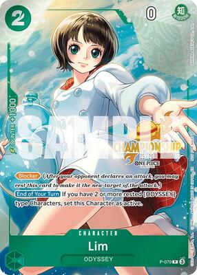 Lim (CS 25-26 Event Pack) card from One Piece Promotion Cards