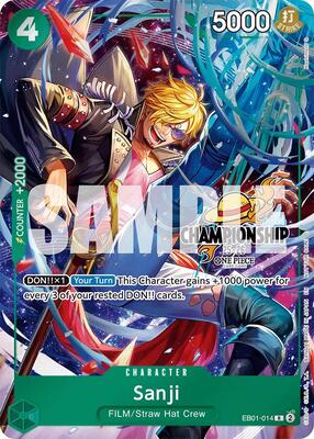 Sanji (CS 25-26 Celebration Pack) card from One Piece Promotion Cards