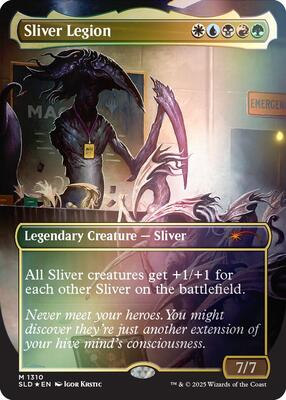 Sliver Legion (1310) (Rainbow Foil) card from Secret Lair Drop Series