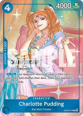 Charlotte Pudding (047) (CS 25-26 Celebration Pack) card from One Piece Promotion Cards