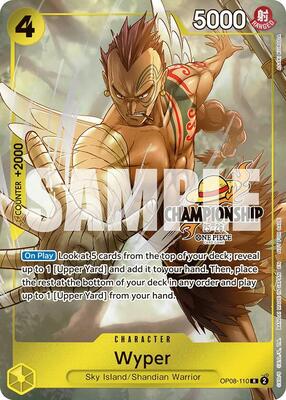 Wyper (CS 25-26 Celebration Pack) card from One Piece Promotion Cards