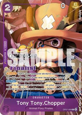Tony Tony.Chopper (CS 25-26 Finalist Card Set 1) card from One Piece Promotion Cards