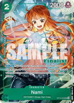 Nami (CS 25-26 Finalist Card Set 1) card from One Piece Promotion Cards