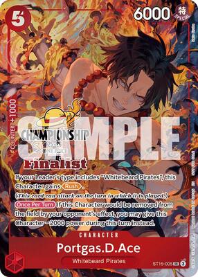 Portgas.D.Ace (CS 25-26 Finalist Card Set 1) card from One Piece Promotion Cards