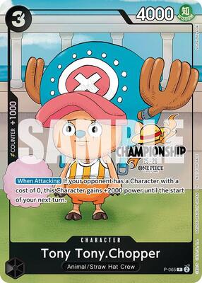 Tony Tony.Chopper (CS 25-26 Event Pack Finalist Ver.) card from One Piece Promotion Cards