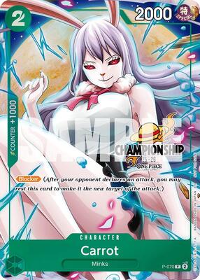 Carrot (CS 25-26 Event Pack Finalist Ver.) card from One Piece Promotion Cards