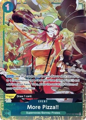 More Pizza!! (Premium Card Collection -Best Selection Vol. 4-) card from One Piece Promotion Cards