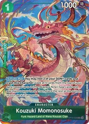 Kouzuki Momonosuke (Premium Card Collection -Best Selection Vol. 4-) card from One Piece Promotion Cards