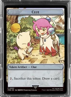 Clue Token (Metal Promo) card from WPN & Gateway Promos
