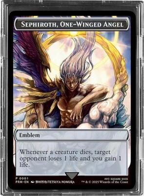 Sephiroth, One-Winged Angel (Metal Promo) card from WPN & Gateway Promos