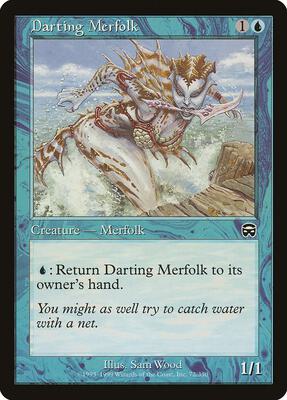 Darting Merfolk card from Mercadian Masques