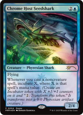 Chrome Host Seedshark card from Unique and Miscellaneous Promos