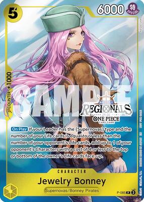 Jewelry Bonney (Online Regional Participation Pack 2025 Vol.2) card from One Piece Promotion Cards