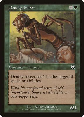 Deadly Insect card from Mercadian Masques
