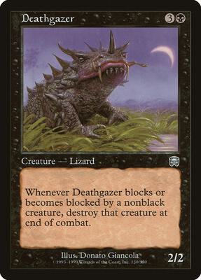 Deathgazer card from Mercadian Masques