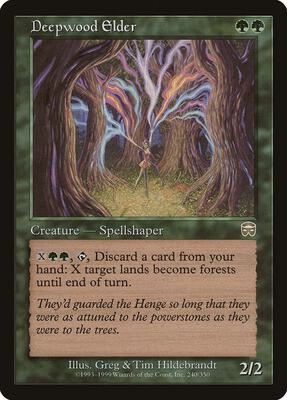 Deepwood Elder card from Mercadian Masques