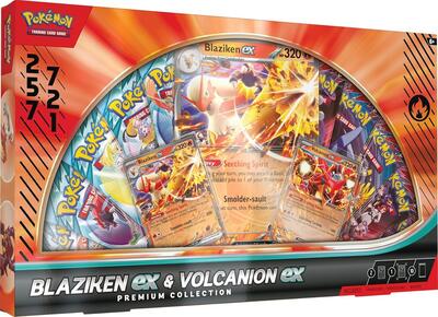 Blaziken ex & Volcanion ex Premium Collection card from Miscellaneous Cards & Products