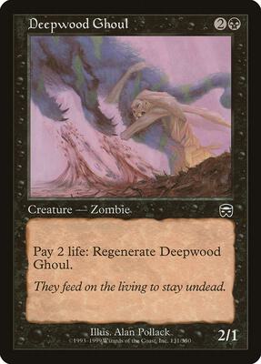 Deepwood Ghoul card from Mercadian Masques