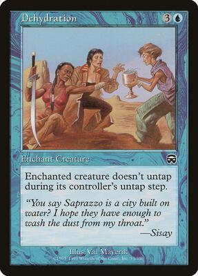 Dehydration card from Mercadian Masques