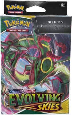 Evolving Skies 3 Pack Hanger Box card from SWSH07: Evolving Skies