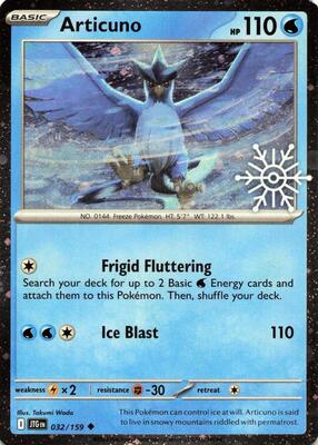 Articuno - 032/159 (Holiday Calendar) card from Miscellaneous Cards & Products