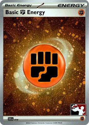 Basic Fighting Energy - 014 (Cosmos Holo) card from Prize Pack Series Cards